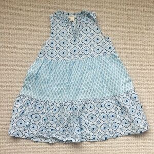 Crew cuts Girls Cotton Block Print Cover Up (7)